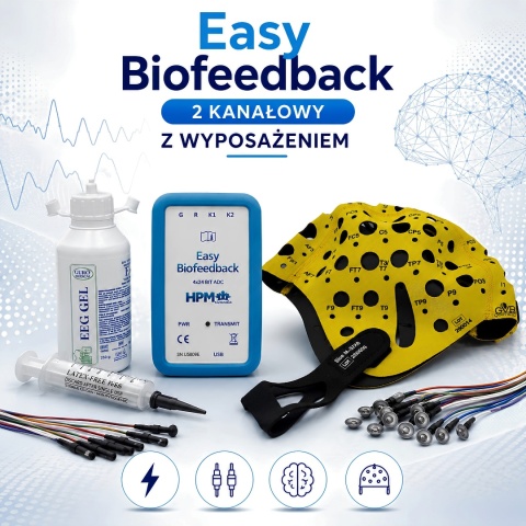 Easy Biofeedback 2 kanałowy z wyposażeniem gabinetu