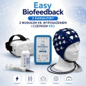 Easy Biofeedback 2 kanałowy z wyposażeniem, modułem VR i czepkiem PRO