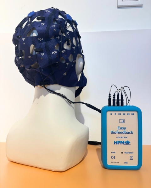 Easy Biofeedback 2 kanałowy z wyposażeniem, modułem VR i czepkiem PRO