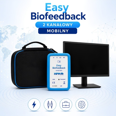 Mobilny Easy Biofeedback 2 kanałowy