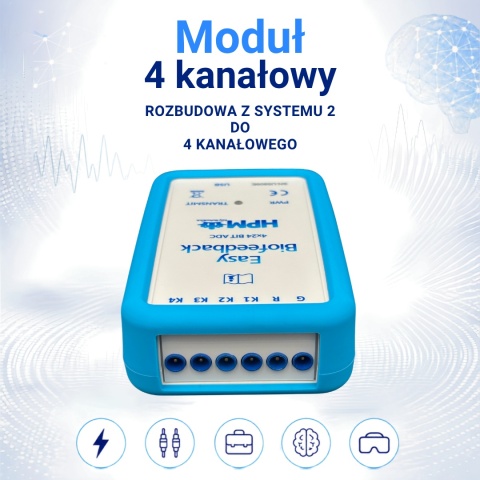 Moduł 4 kanałowy - rozbudowa z systemu 2 do 4 kanałowego